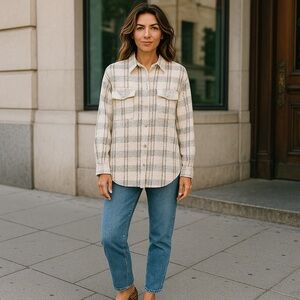 NWOT Iro (REVOLVE)‎ Women’s Vicenta Oversized Tweed Jacket Shacket Size 38 (8)